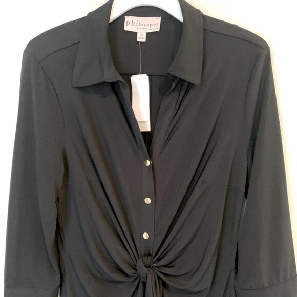 Philosophy size XL Tie Front Dress - Picture 5 of 15